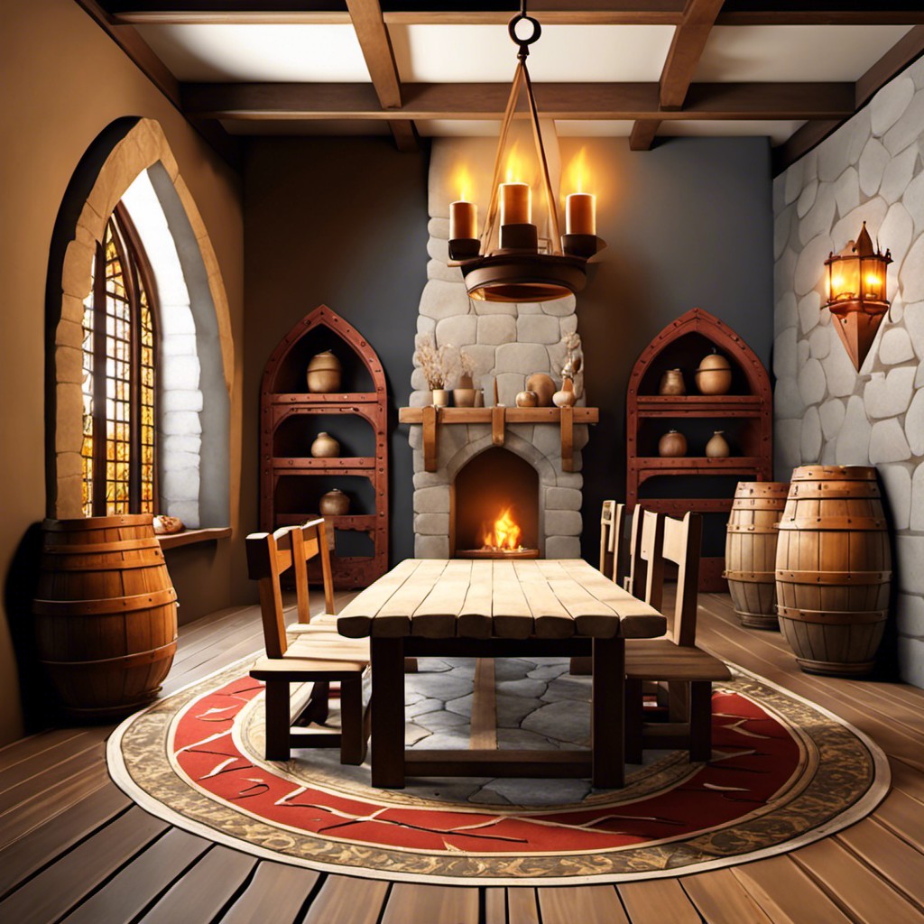 medieval castle room