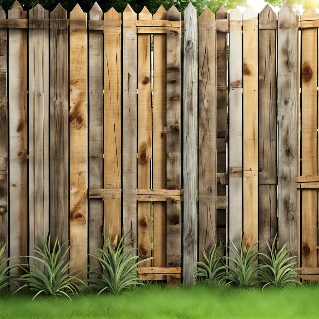 pallet wood fence