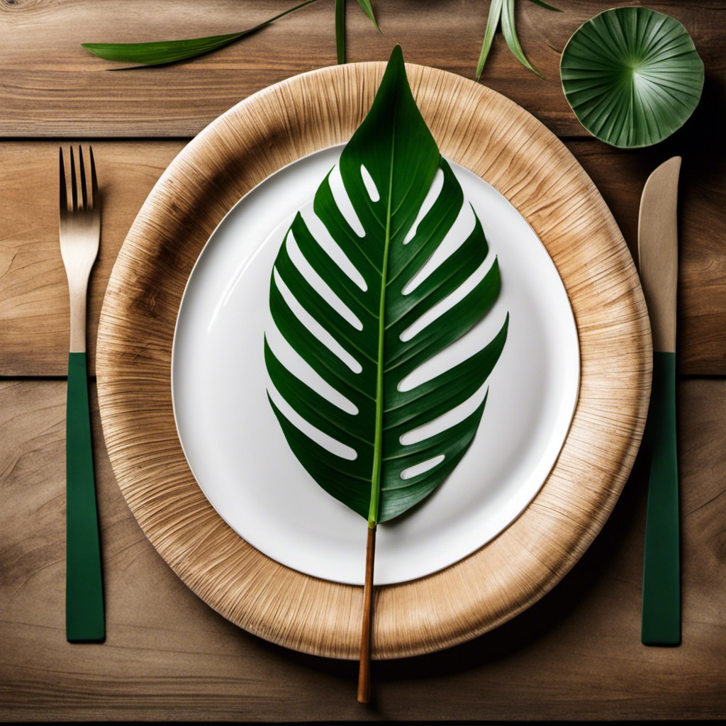 palm leaf plates