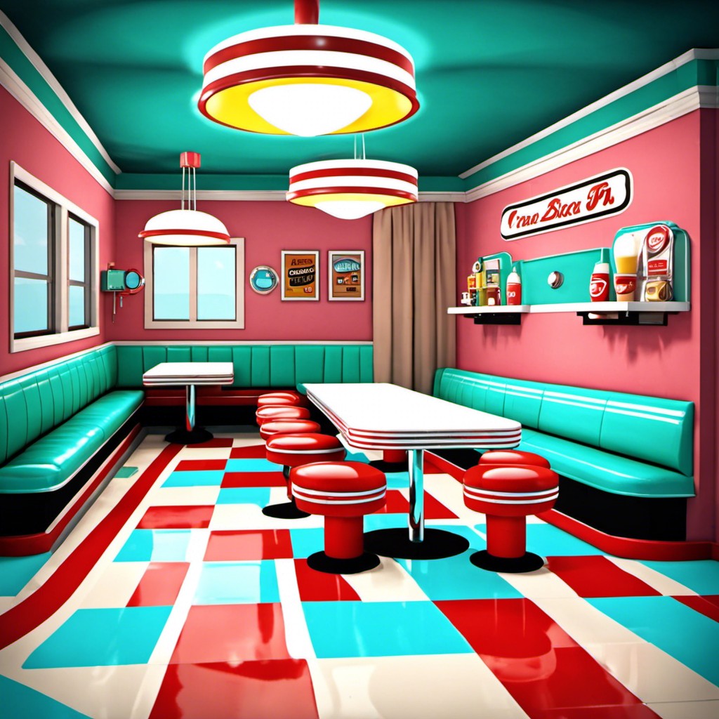 retro diner room