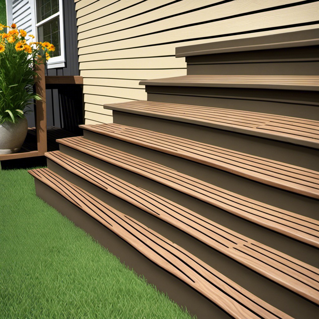 slatted wood skirting