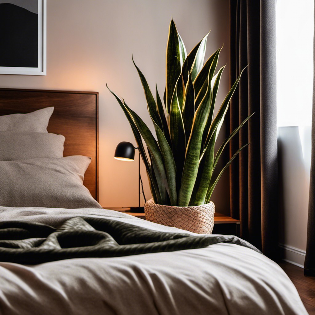 snake plant for the bedroom