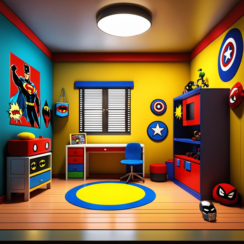 superhero lair room