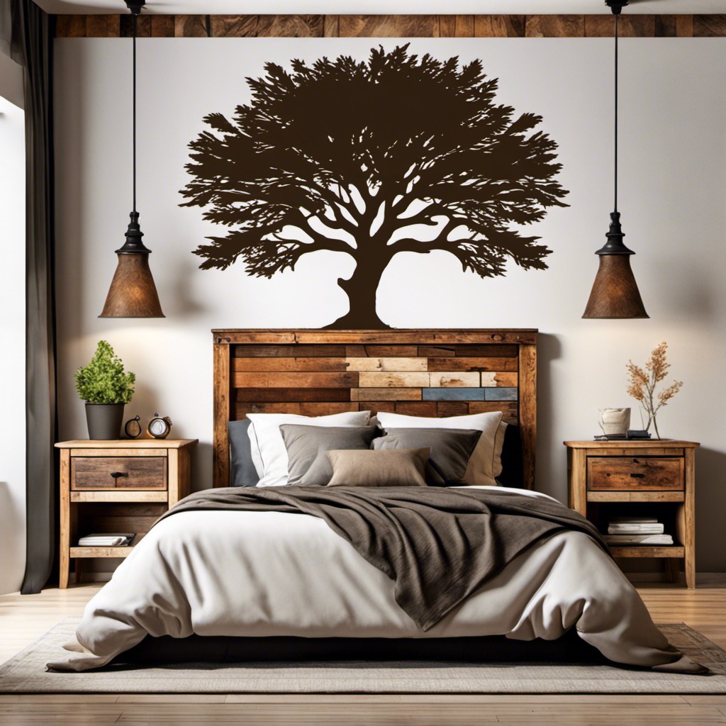 tree decal headboard