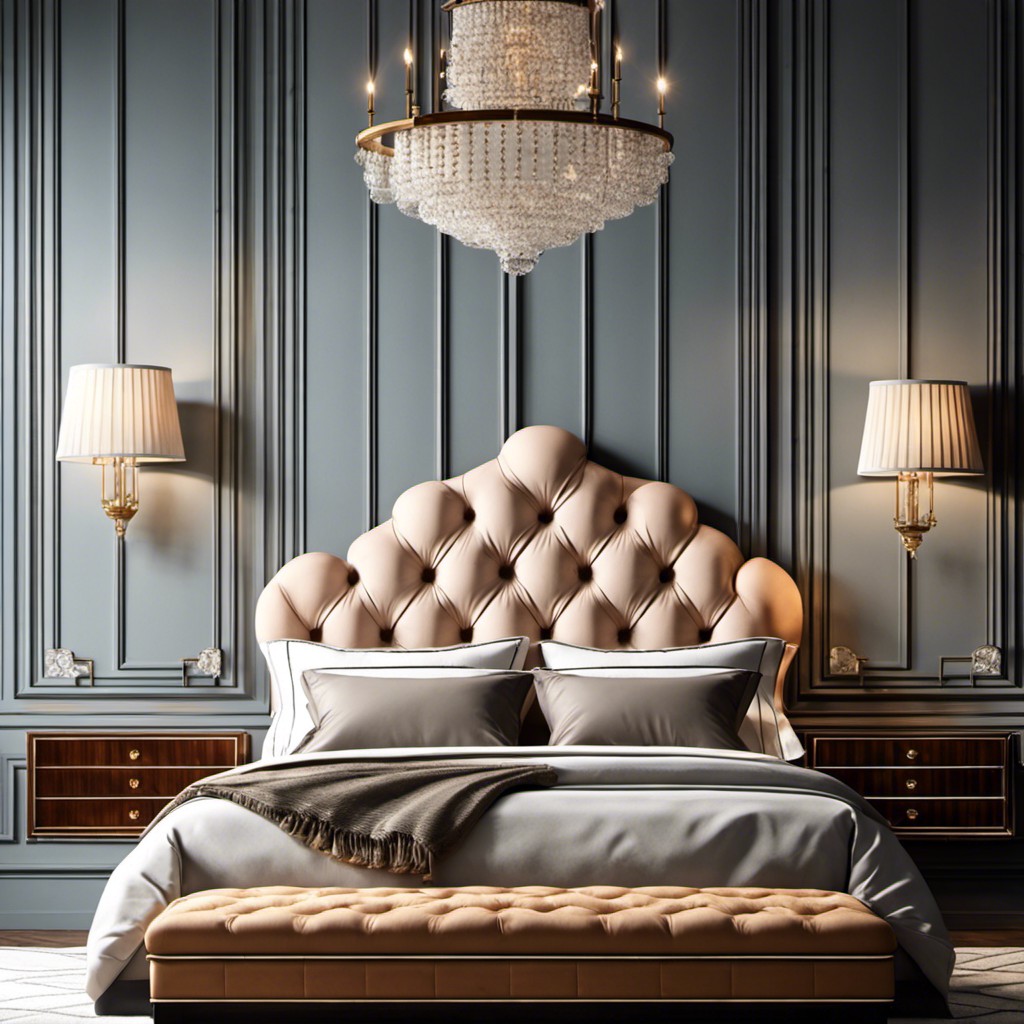 tufted fluted headboard