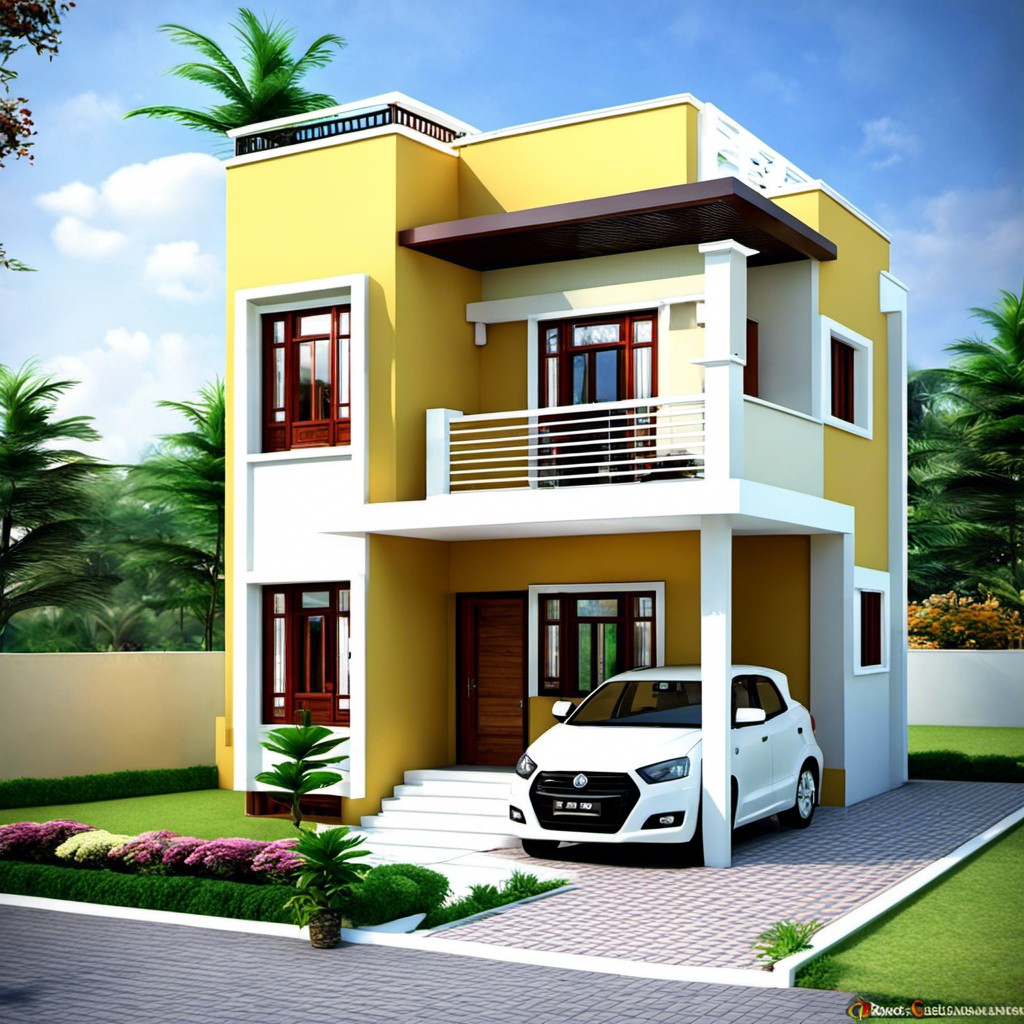 unique small town low budget two storey house designs to check out