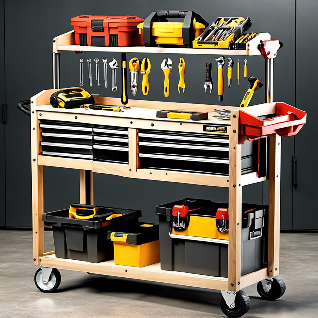 use a tool cart for mobility
