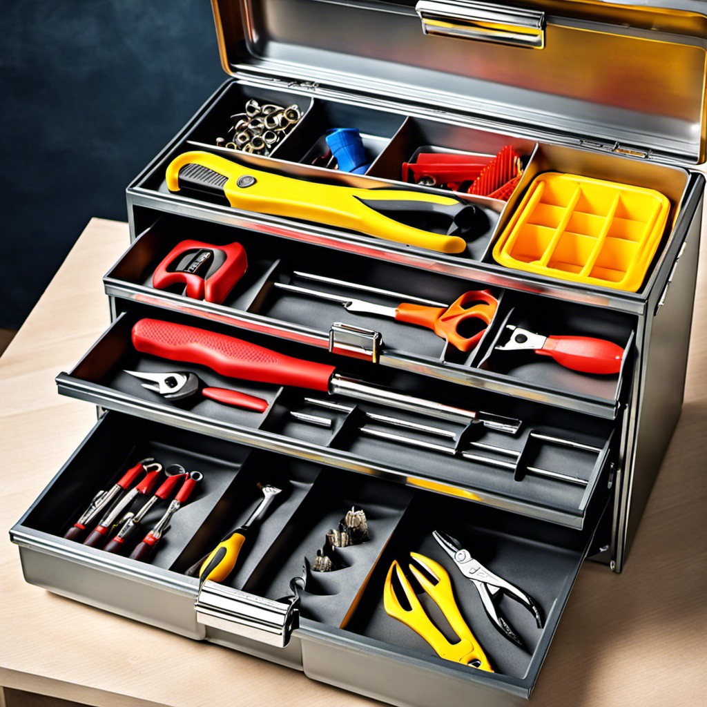 use toolboxes with multiple compartments