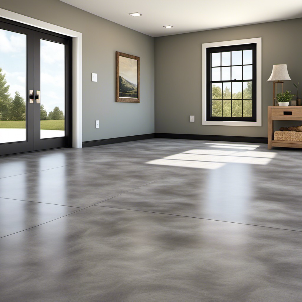 vinyl flooring over concrete slab