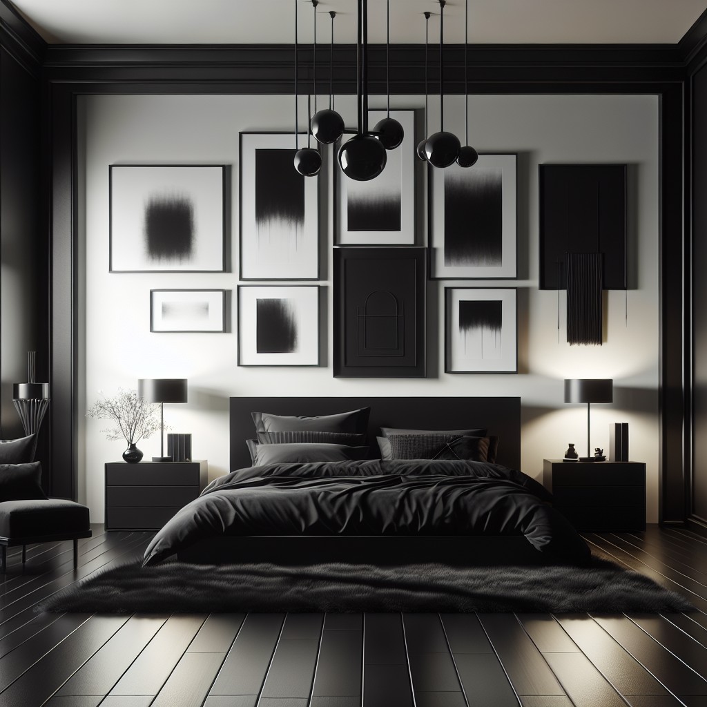 be artful in your display of black elements