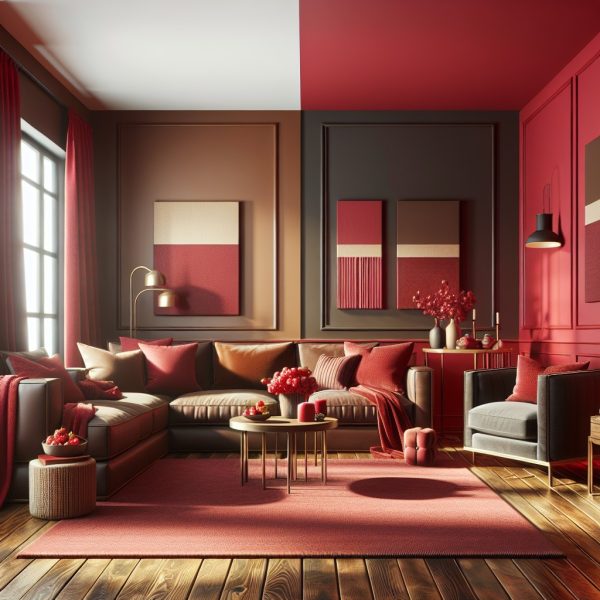 30 Red and Brown Living Room Ideas: Your Guide for a Captivating Interior