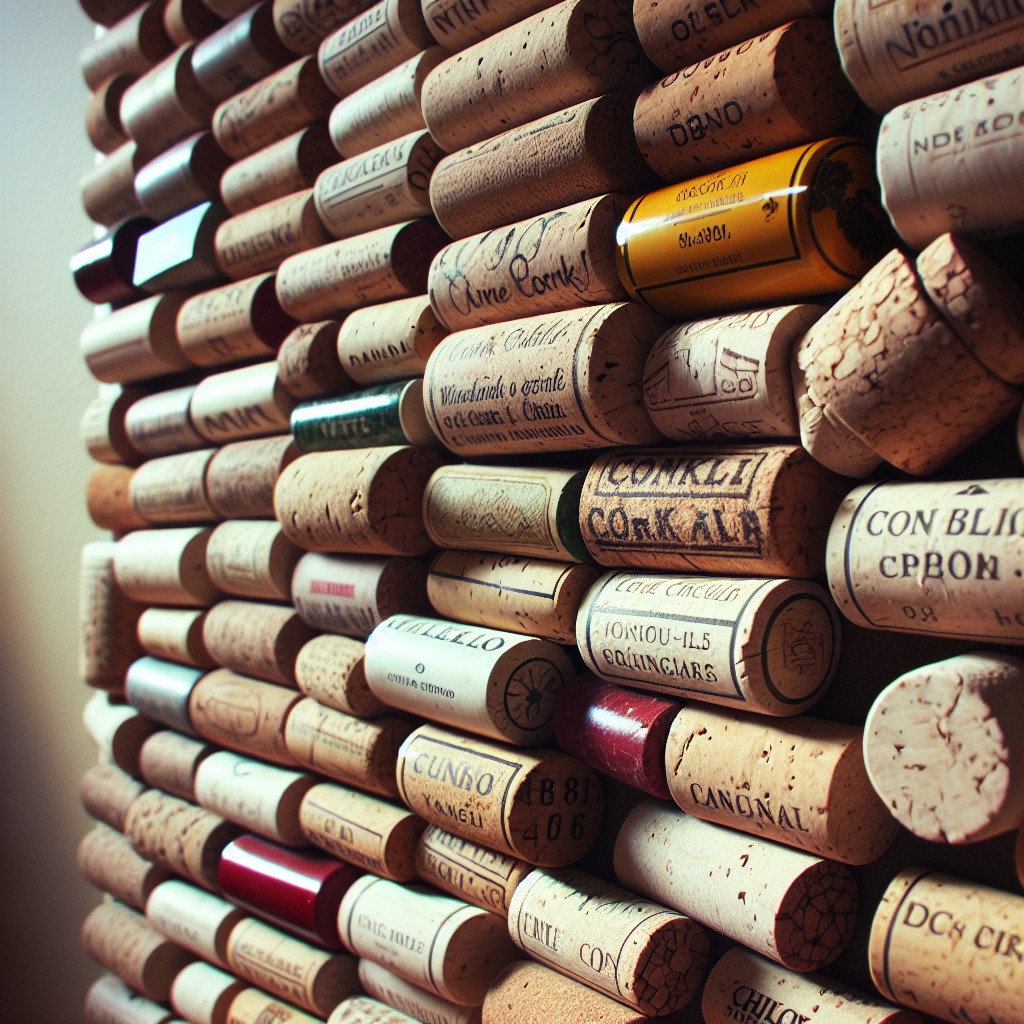 collect wine corks to make this diy cork board
