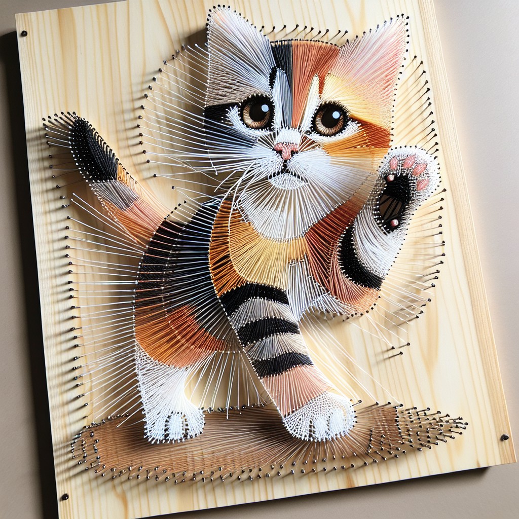 crafty cat string art