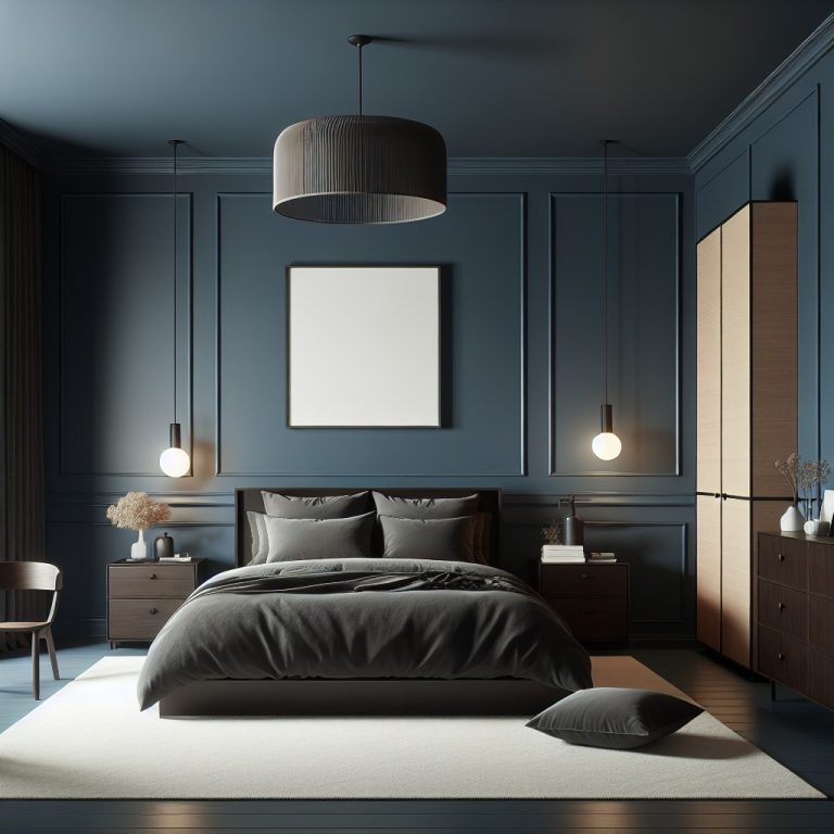 30 Color Ideas for Bedroom with Dark Furniture