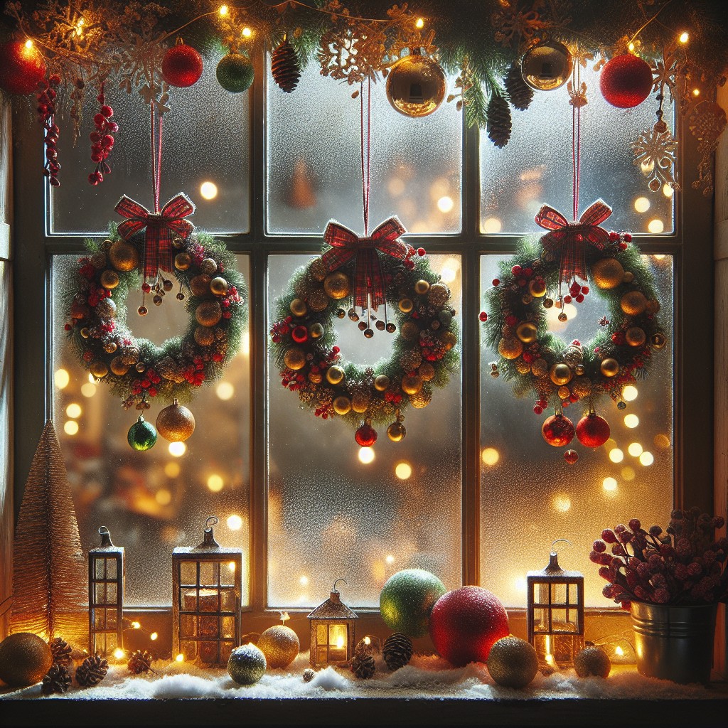 diy christmas wreath trio