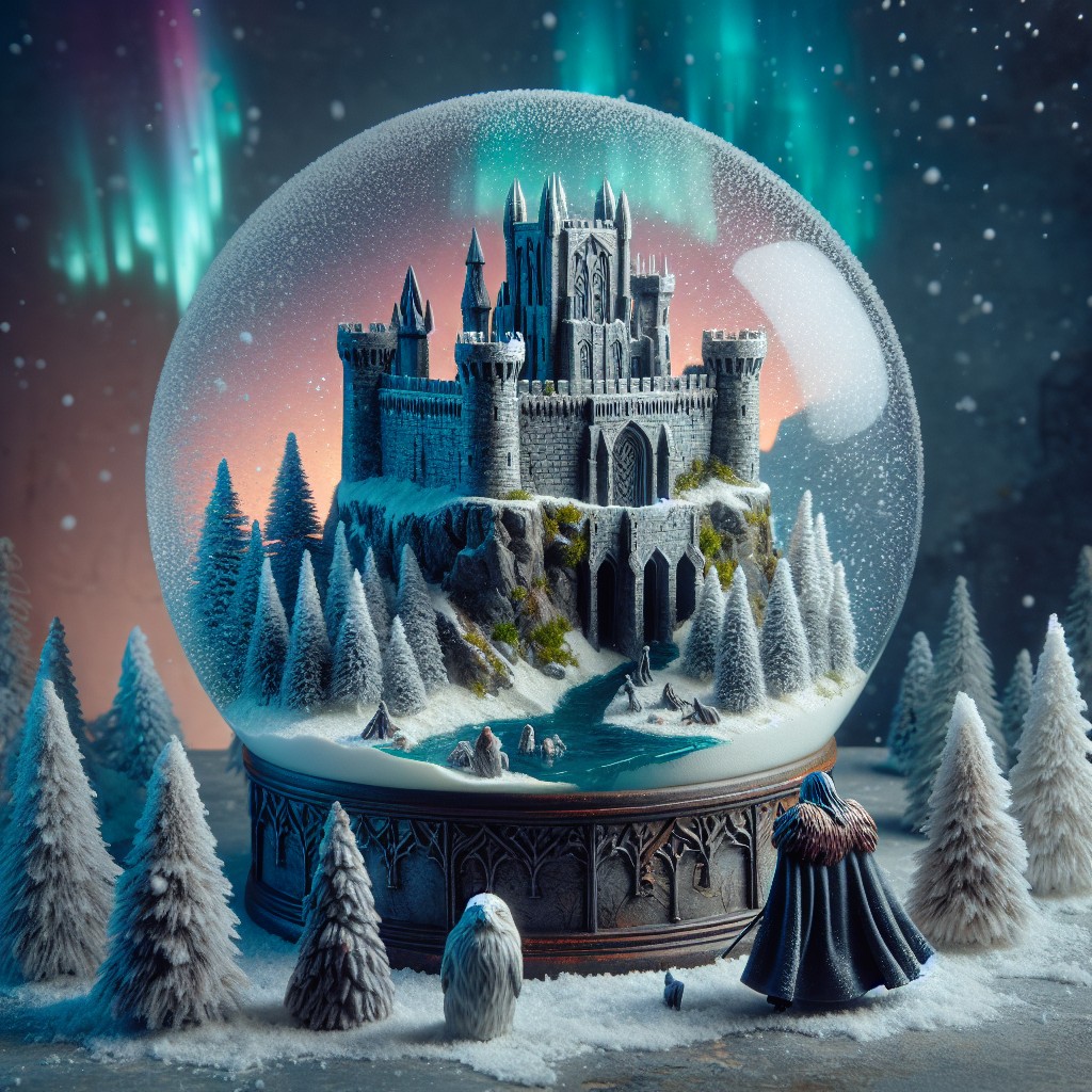 diy game of thrones inspired snow globe