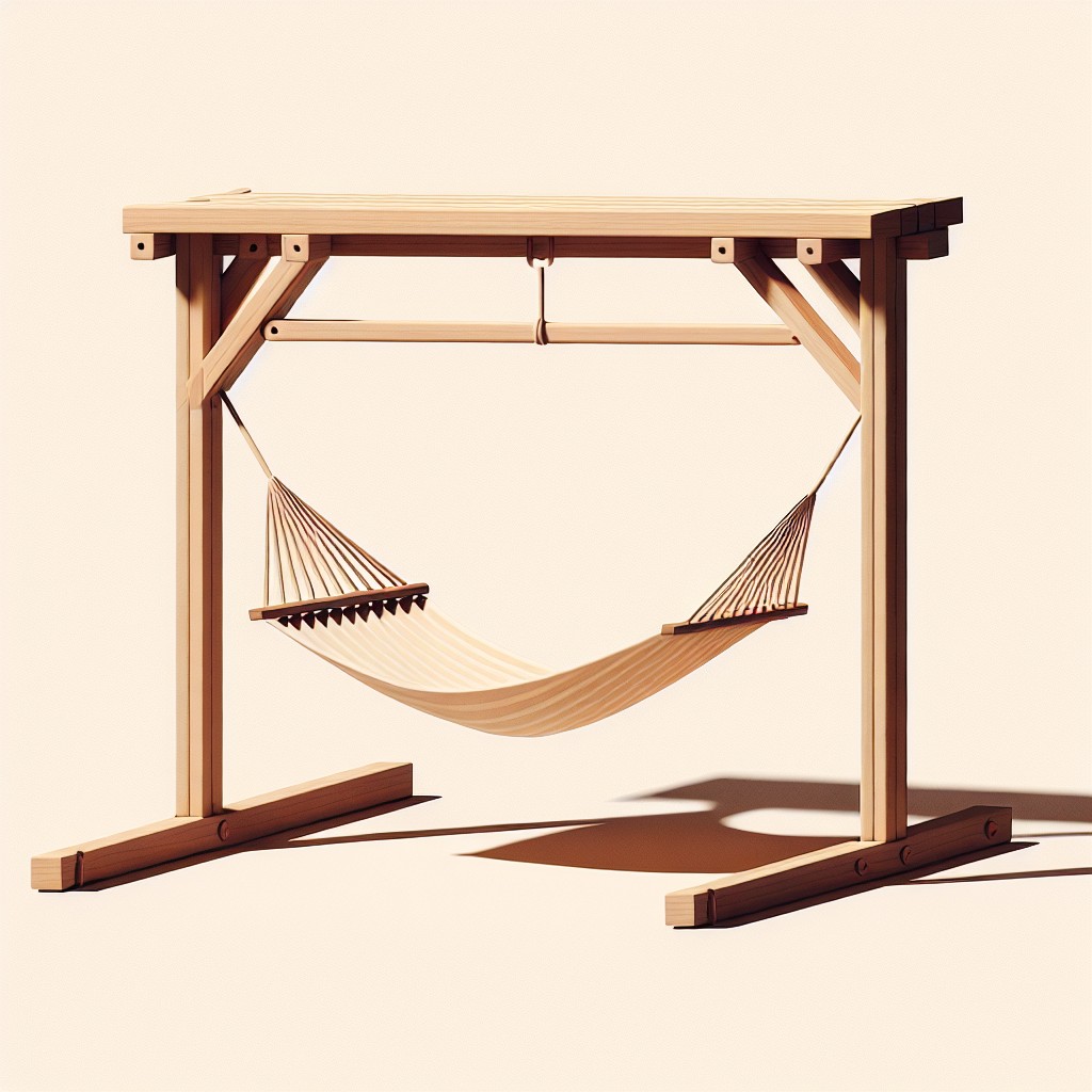diy minimalist hammock stand