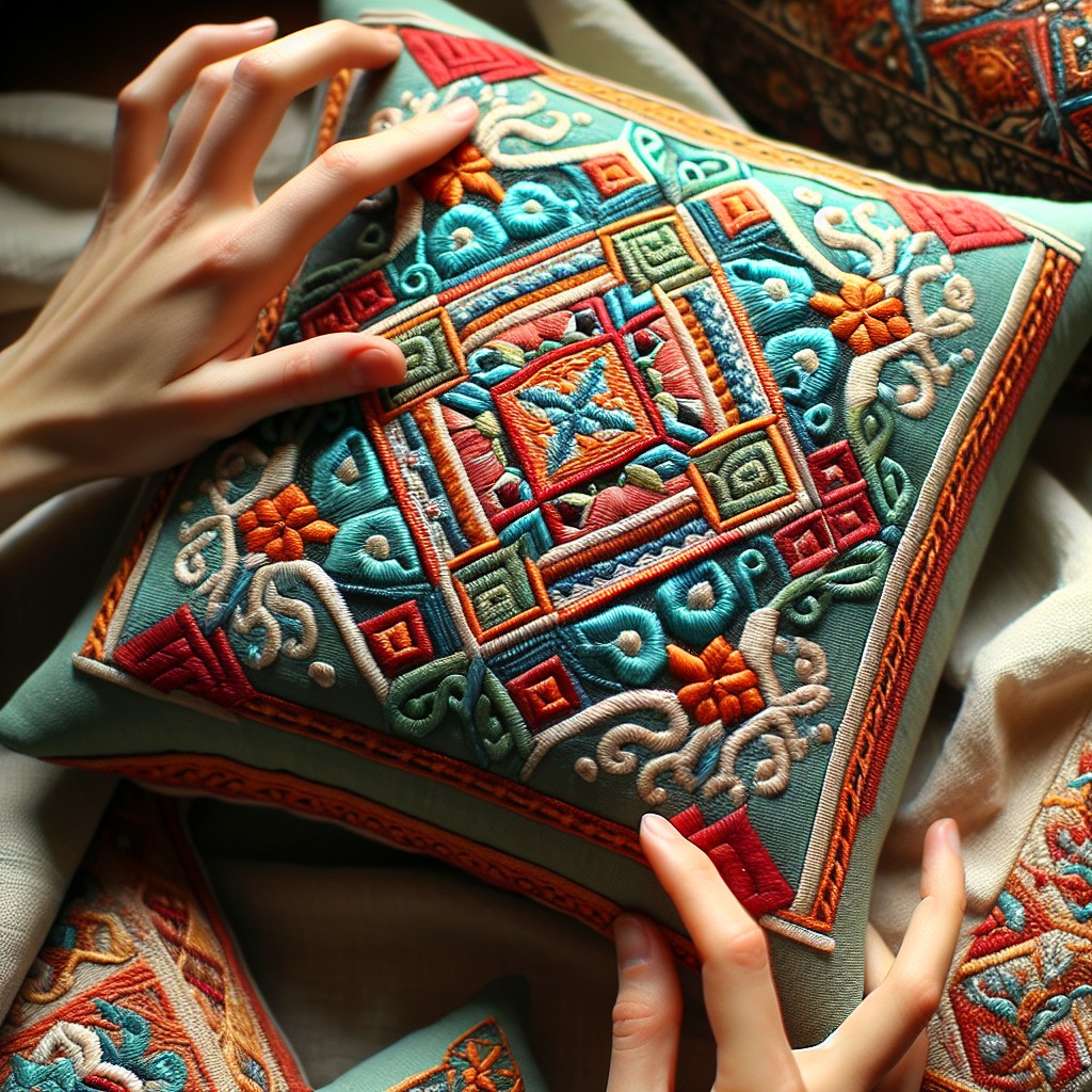 diy moroccan pillow cover