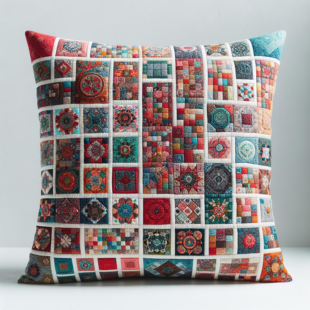 diy patchwork pillow cover