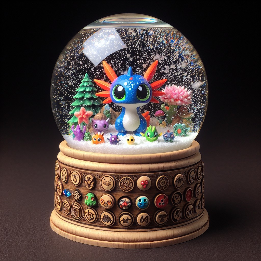 diy pokemon snow globe