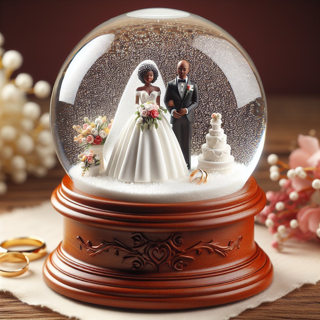 diy wedding souvenir snow globe