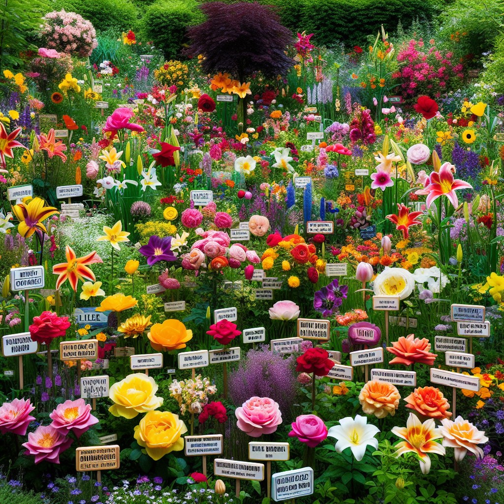 garden sign ideas for flower gardens