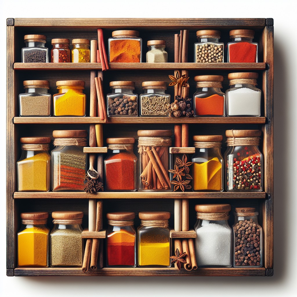 ladder style spice rack