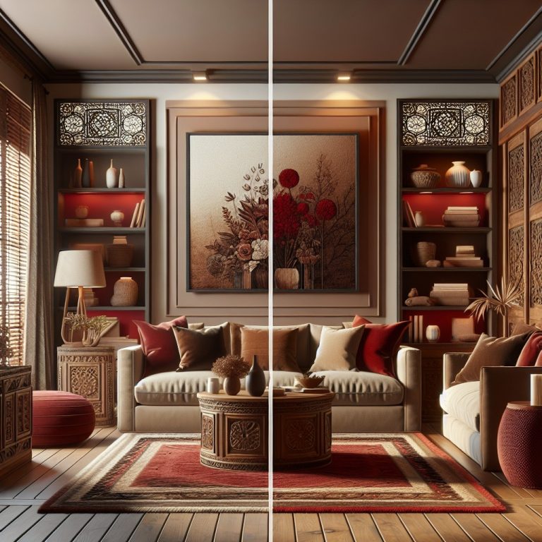 30 Red and Brown Living Room Ideas: Your Guide for a Captivating Interior