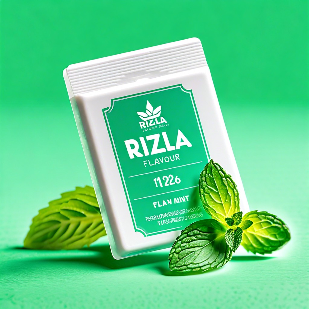 rizla flavour card fresh mint