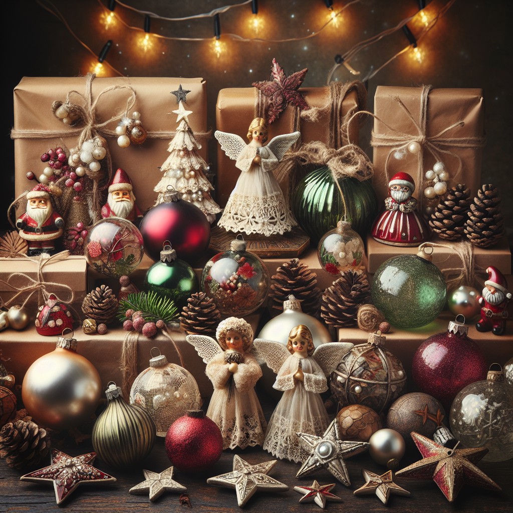 sourcing vintage christmas decorations