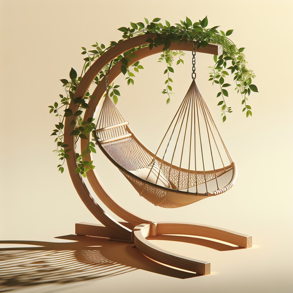 swinging chair style hammock stand