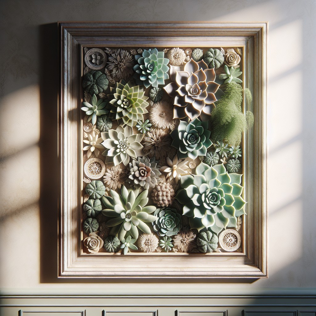 benefits of having a succulent frame at home