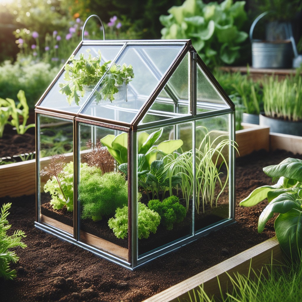 build with glass create a mini greenhouse raised bed