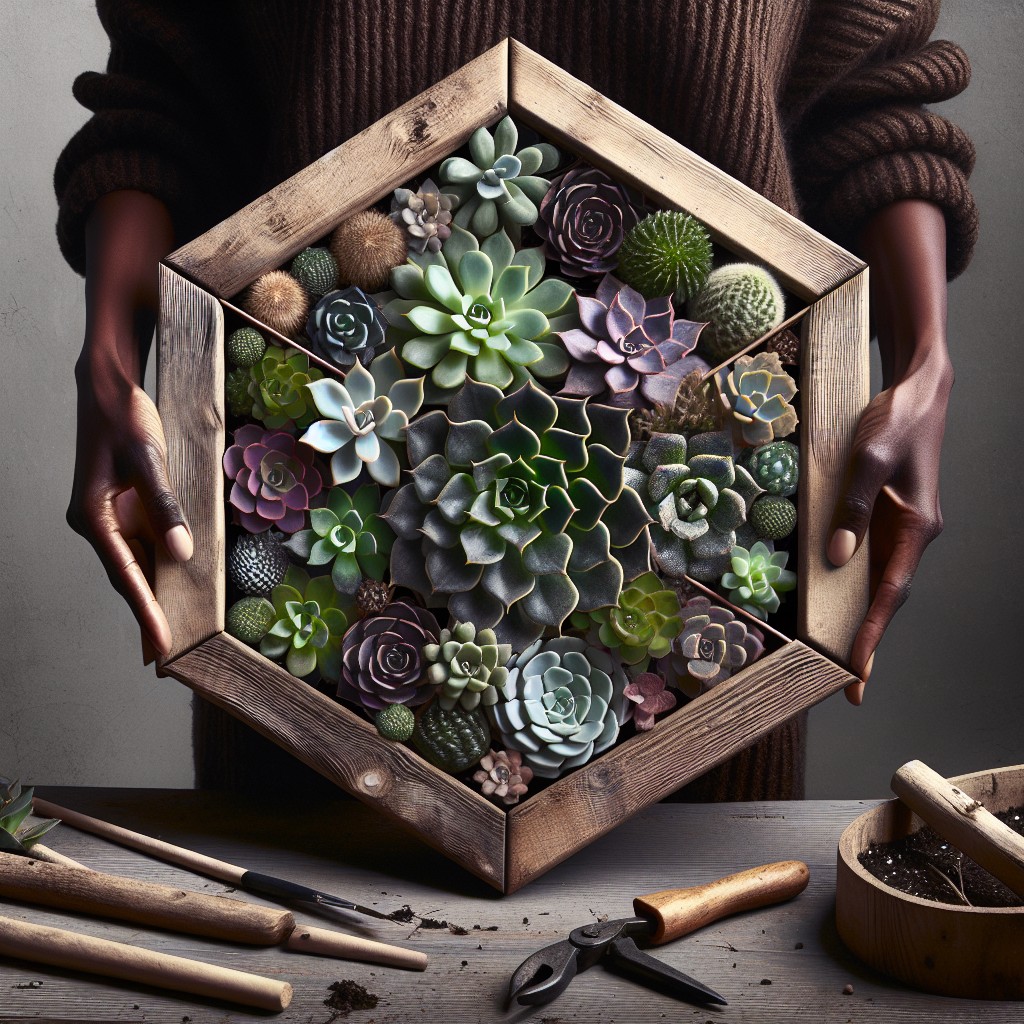 innovative designs for your succulent frame