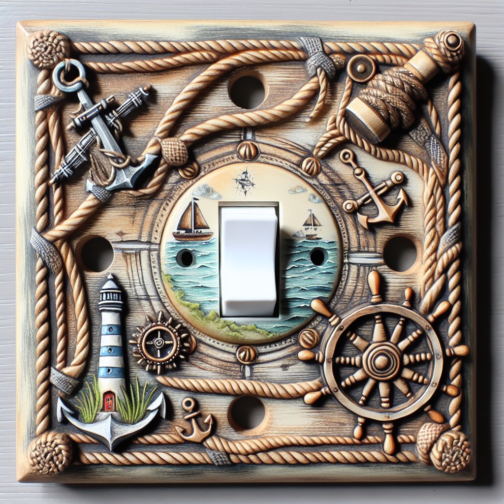 nautical light switch cover
