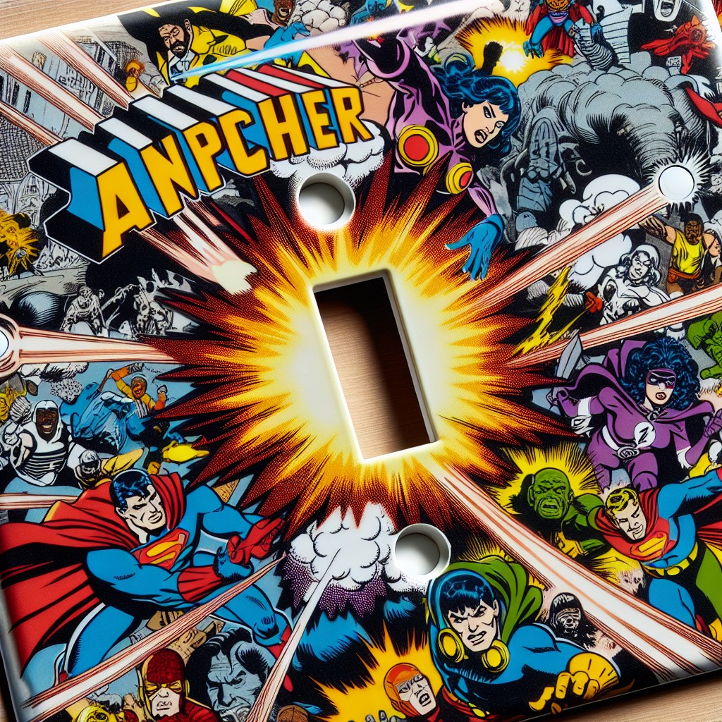 superhero comic book cover