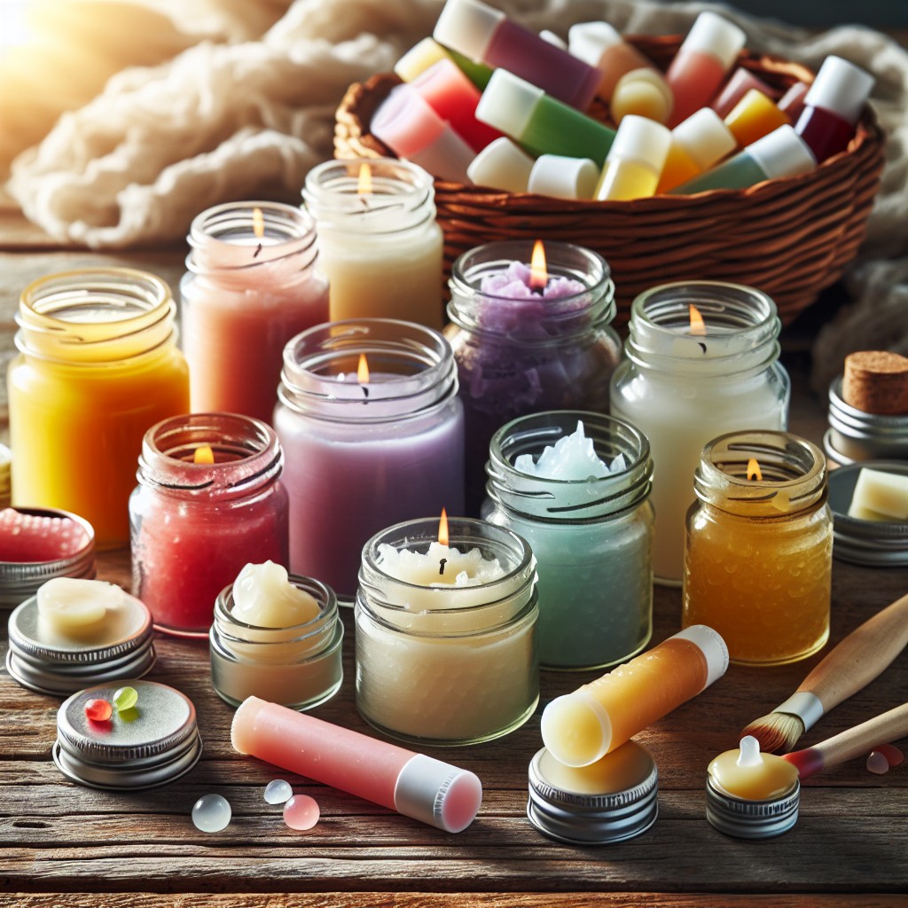 use old candle containers for making diy lip balms