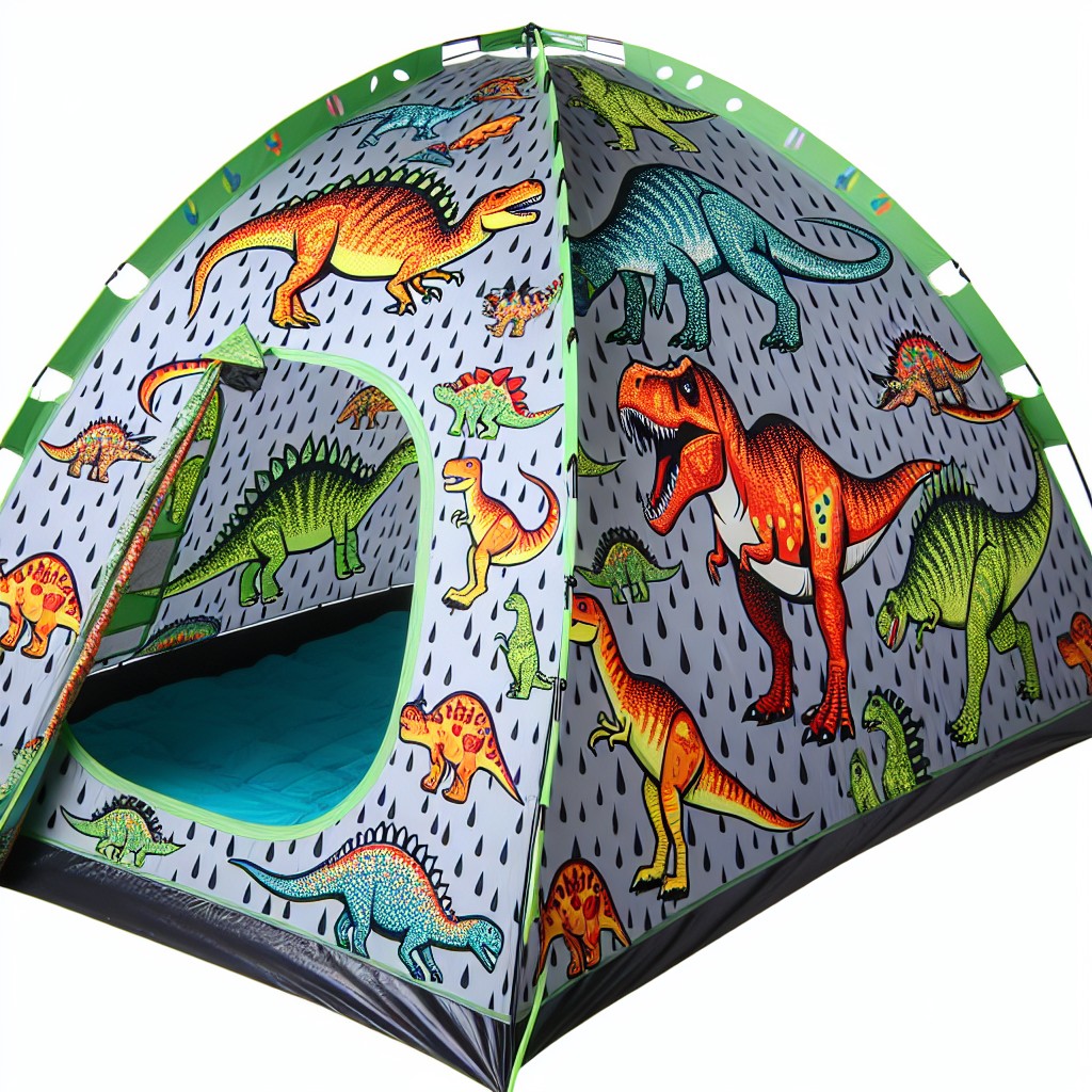 waterproofing the dinosaur camping tents for rainy day adventures