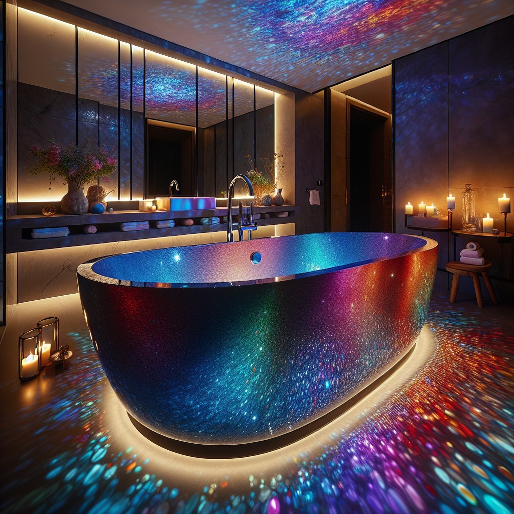 adding a pop of color to your bathroom with epoxy bathtub
