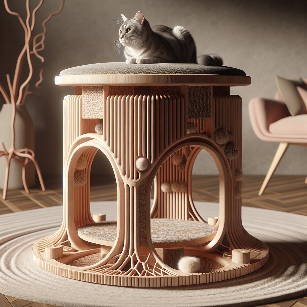 cat furniture scratch friendly stool