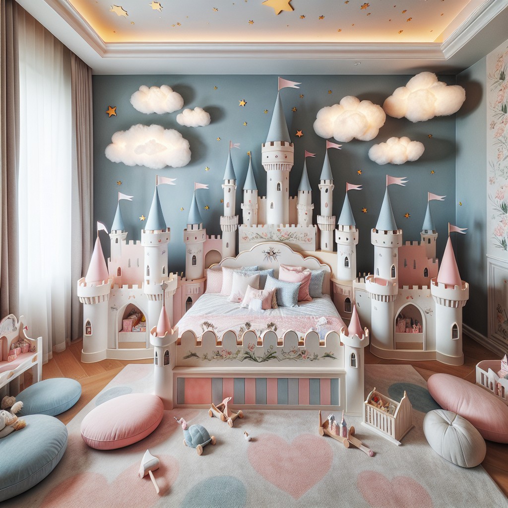 cinderella castle bed