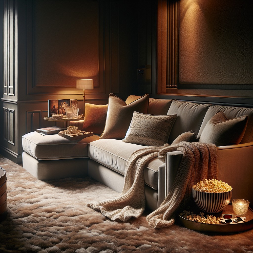 combining luxury and comfort in movie sofa selection