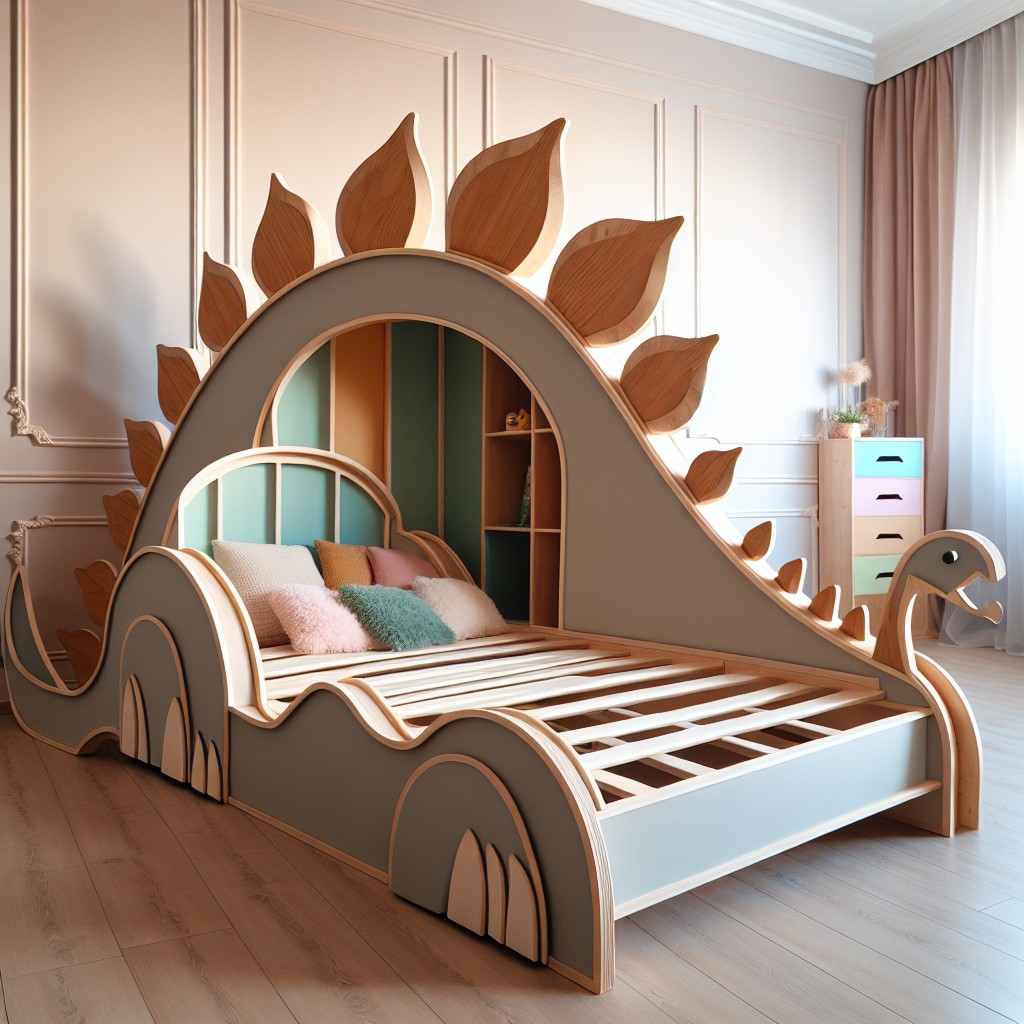 custom made stegosaurus bed frame