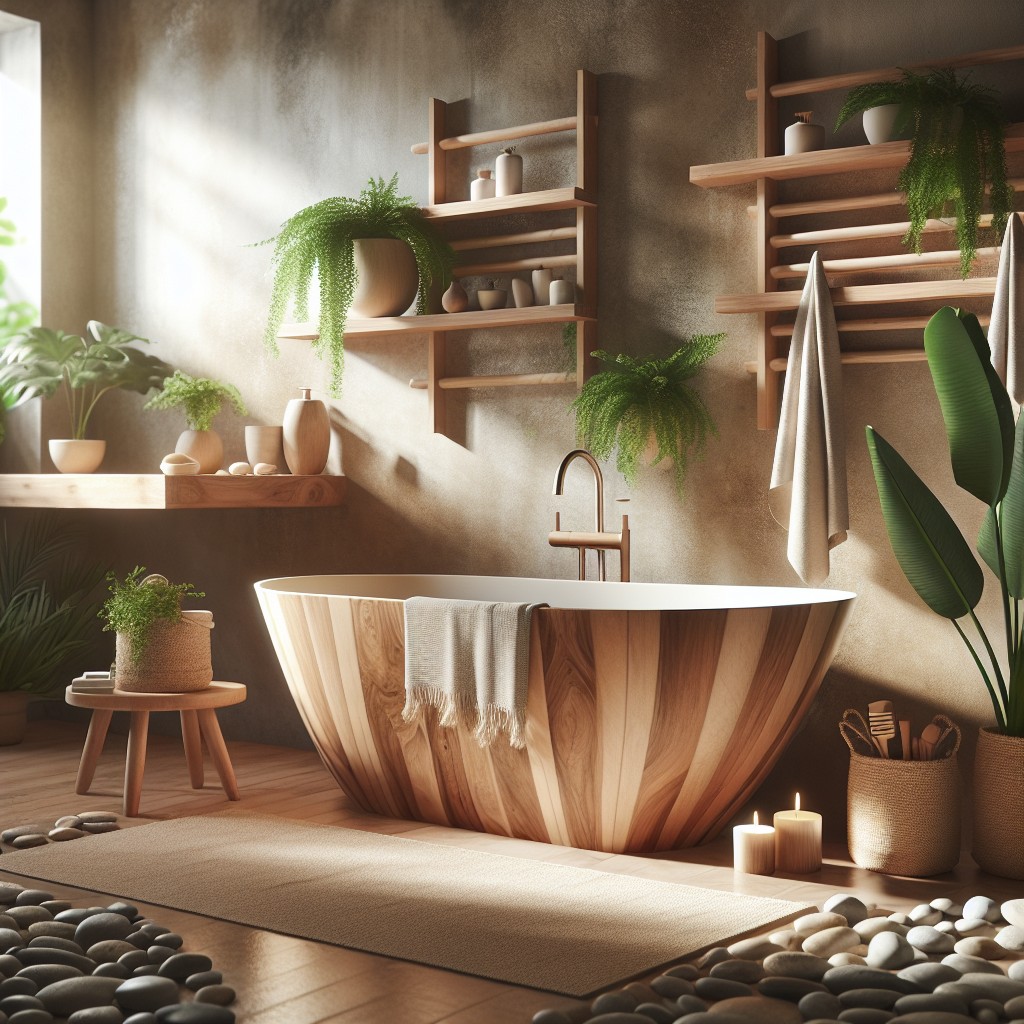 eco friendly wooden bathtubs
