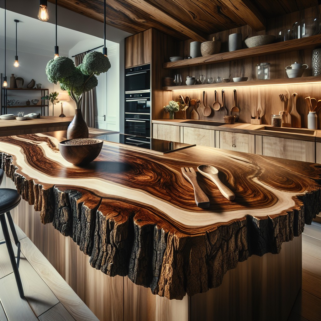exotic wood kitchen countertops