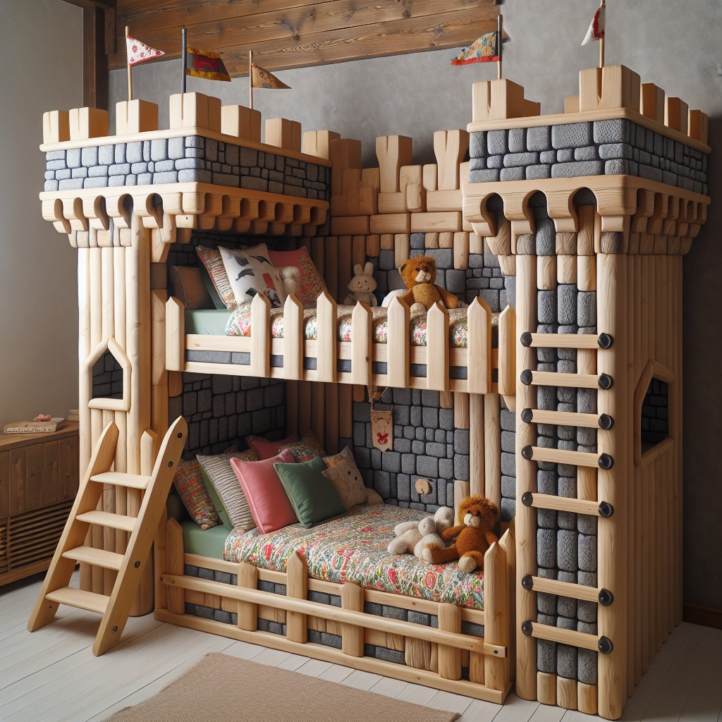 medieval fortress bunk bed