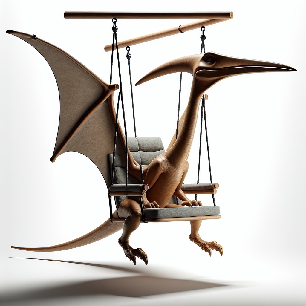 pterodactyl hanging swing chair