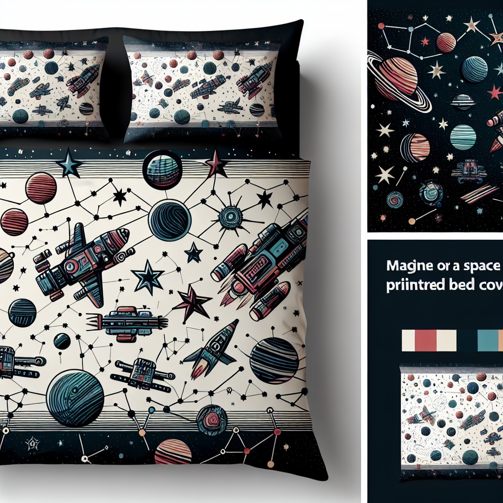 star wars printed bed covers