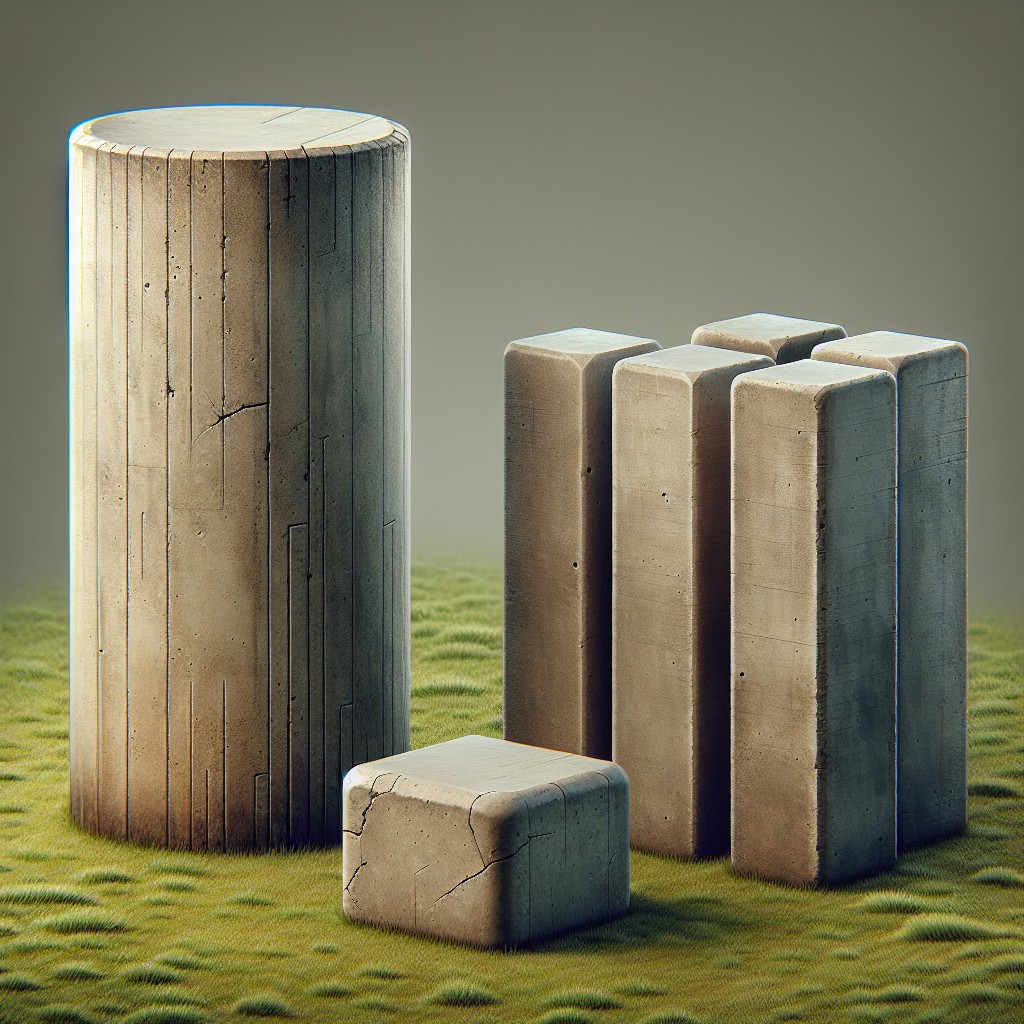 types of concrete posts