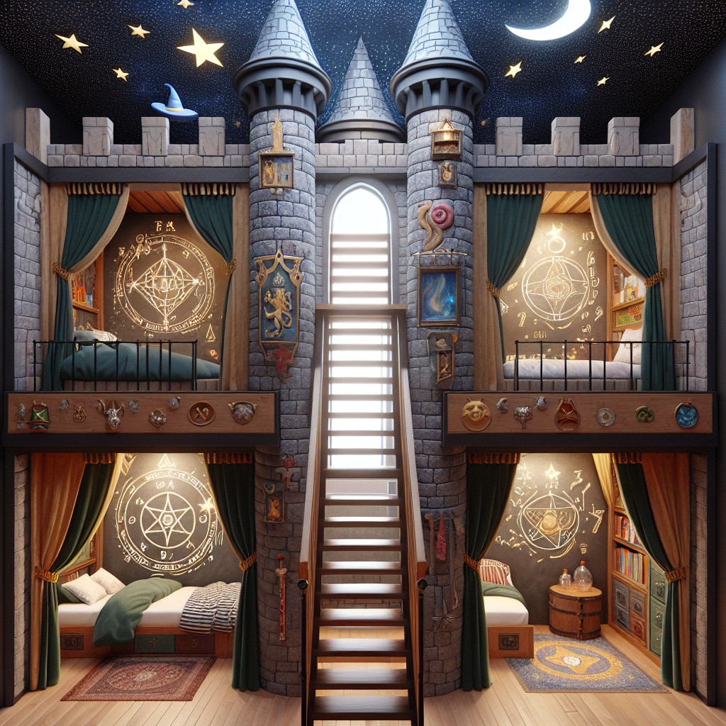wizard castle bunk bed